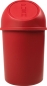 Push-Abfallbehälter, 6 L, rot