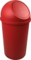 Push-Abfallbehälter, 25 L, rot