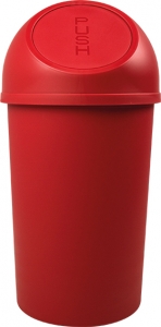 Push-Abfallbehälter, 13 L, rot