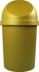 Push-Abfallbehälter, 45 L, gelb