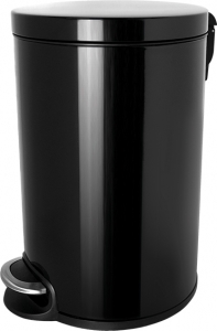 Tret-Abfallbehälter, 5 L, schwarz