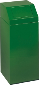 Push-Abfallsammler, 47 L, grün