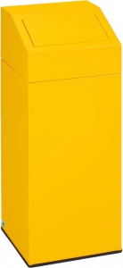 Push-Abfallsammler, 47 L, gelb