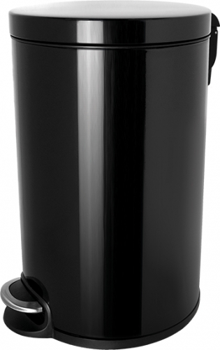 Tret-Abfallbehälter, 12 L, schwarz
