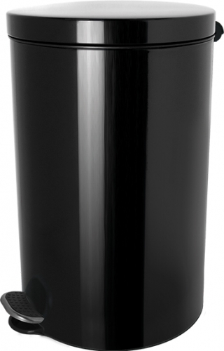 Silberionen-Tretabfallbehälter, 3 L, schwarz