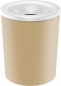 safety waste bin, 13 l, beige, with aluminium insert and flame-retardant top