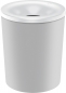safety waste bin, 13 l, silver, with aluminium insert and flame-retardant top