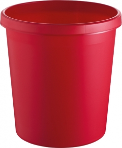 waste bin, 18 l, red