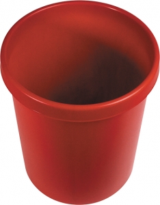 waste bin, 30 l, red