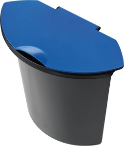 Abfalleinsatz mit Deckel, 6 L, blau (für H61061 und H61062)