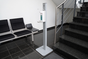 disinfectant stand 