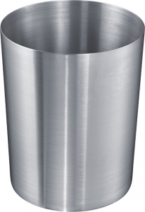 safety waste bin, 13 l, aluminium