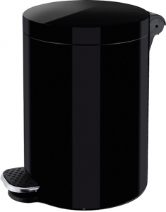 Tret-Abfallbehälter, 3 L, schwarz