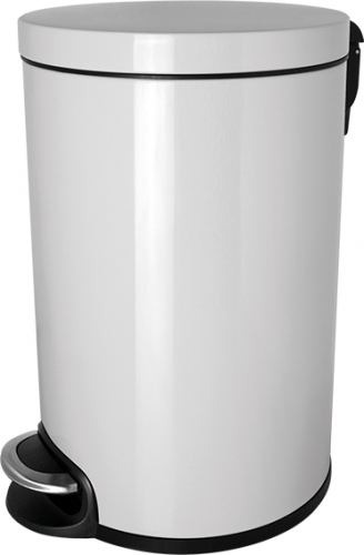 Tret-Abfallbehälter, 5 L, weiß