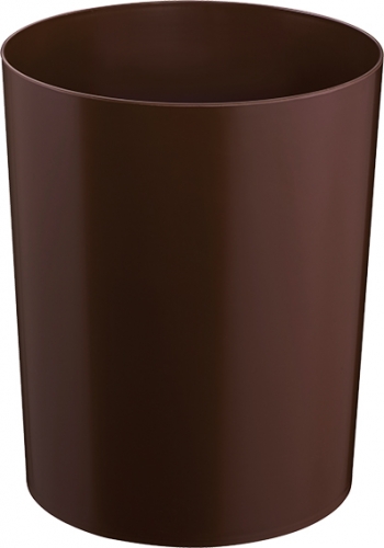 safety waste bin, 13 l, brown, TÜV certified