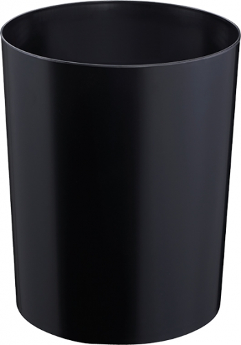 safety waste bin, 13 l, black, with aluminium insert, TÜV certified