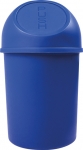 push waste bin, 6 l, blue