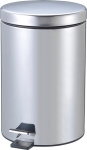 step bin, 6 l, polished stainless steel