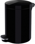 step bin, 12 l, black